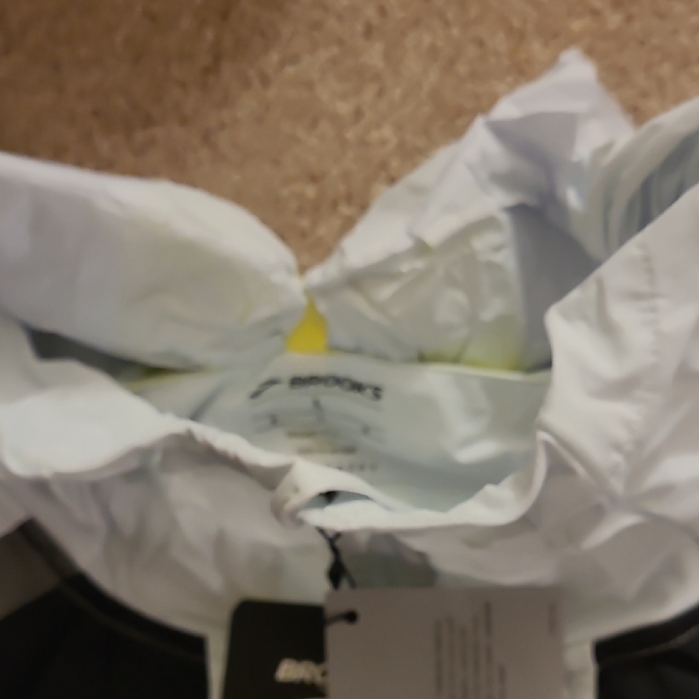 Brooks Performance Jacket - White, Black, Yellow - image 5